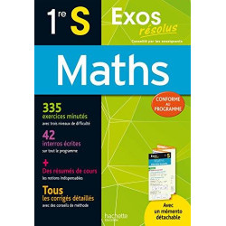 Exos Resolus Maths 1Re S9782012708129