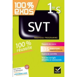 100% exos SVT 1re S - Nouveau programme9782218948947