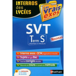 SVT - Terminale S Spécifique et spécialité