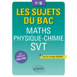 Maths Physique-Chimie SVT Tle S