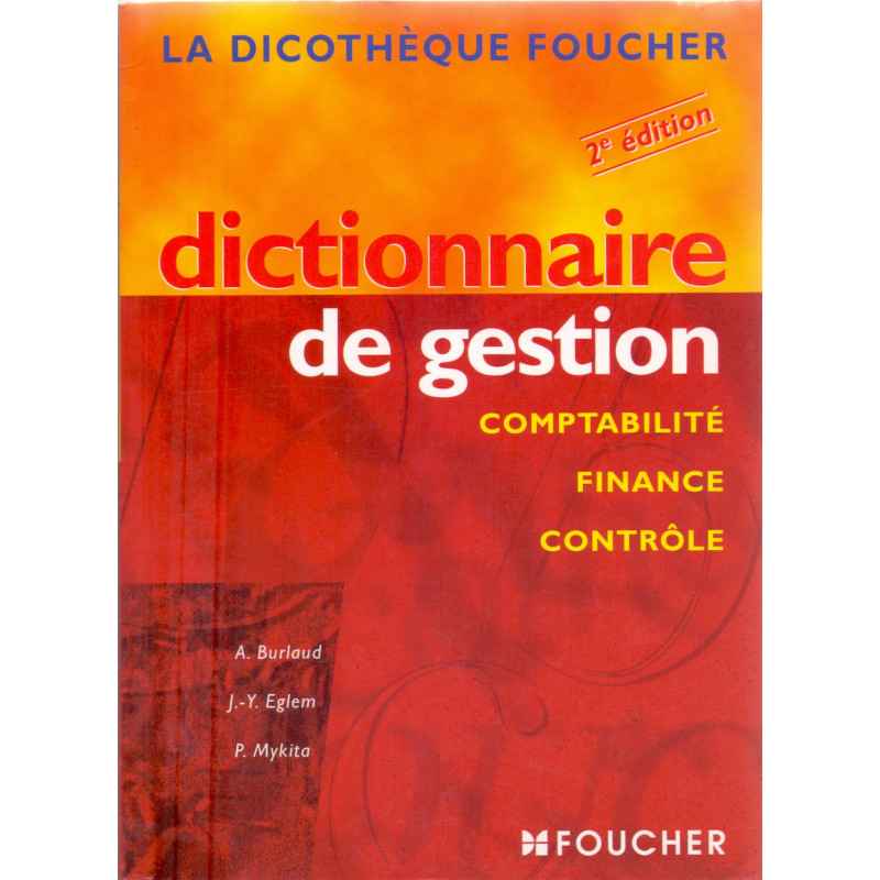 Dictionnaire de gestion9782216095711