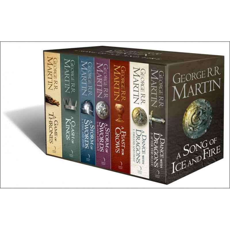 A Game Of Thrones A Clash Of Kings A Storm Of Swords A Feast Of Crows A Dance With Dragons George R R Martin 