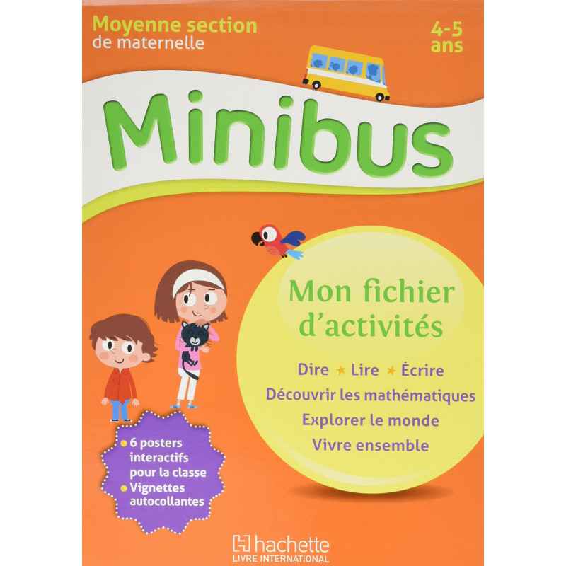 Maternelle MS Minibus : Mon fichier d'activités tout-en-un