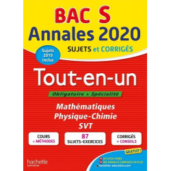 Tout-en-un Tle S Obligatoire + Spécialité Mathématiques, Physique-Chimie, SVT - Sujets et corrigés - Grand Format Edition 202...