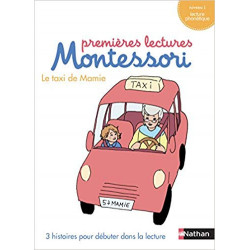Mon coffret premières lectures Montessori : Le taxi de mamie - Niveau 1 - 4/7 ans