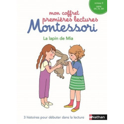 Mon coffret premières lectures Montessori : Le lapin de Mia - Niveau 2 - 4/7 ans9782092789254
