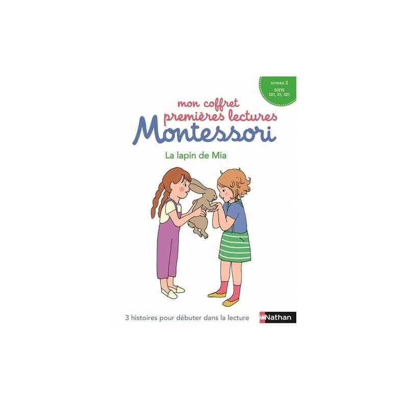 Mon coffret premières lectures Montessori : Le lapin de Mia - Niveau 2 - 4/7 ans