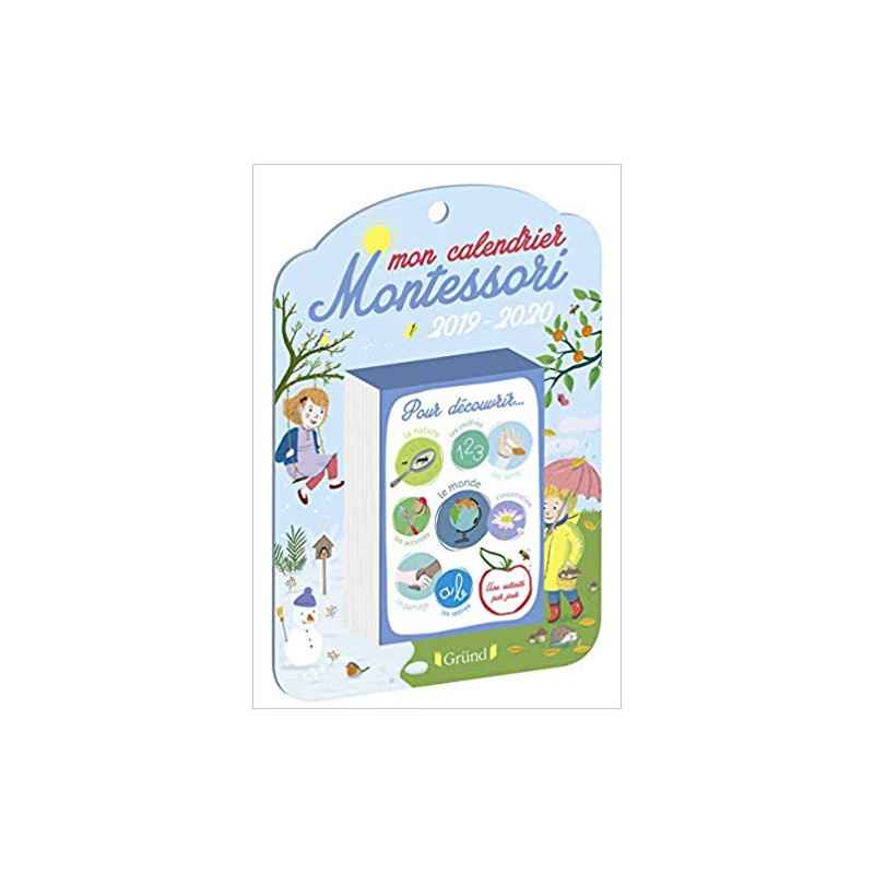 Mon calendrier Montessori 2019 2020