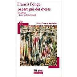 Le parti pris des choses- Francis Ponge