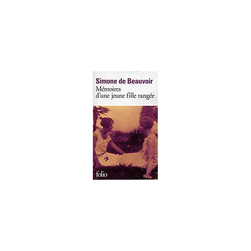 Mémoires d'une jeune fille rangée- Simone de Beauvoir9782070355525