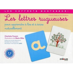 Les lettres rugueuses - Pour apprendre à lire et à écrire naturellement Charlotte Poussin9782212556773