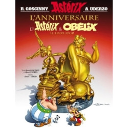 Astérix Tome 34 - Album L'anniversaire d'Astérix et Obélix - Le livre d'or René Goscinny, Albert Uderzo