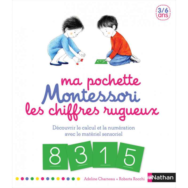 Ma pochette Montessori - Les chiffres rugueux - 3/6 ans9782092788455