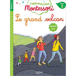 Le grand volcan, niveau 2 - J'apprends à lire Montessori (Français) Poche – de Charlotte Jouenne (Auteur)