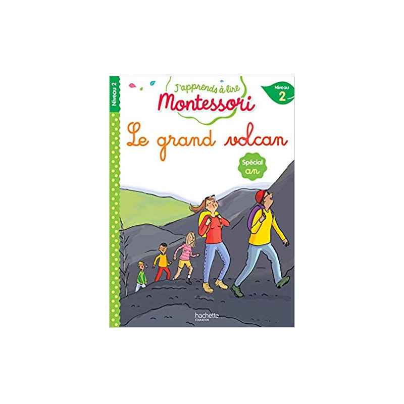 Le grand volcan, niveau 2 - J'apprends à lire Montessori (Français) Poche – de Charlotte Jouenne (Auteur)9782017080695