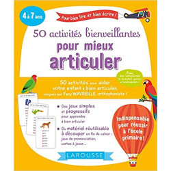 50 activités bienveillantes pour mieux articuler (Français) Broché de Fany Wavreille9782035951076