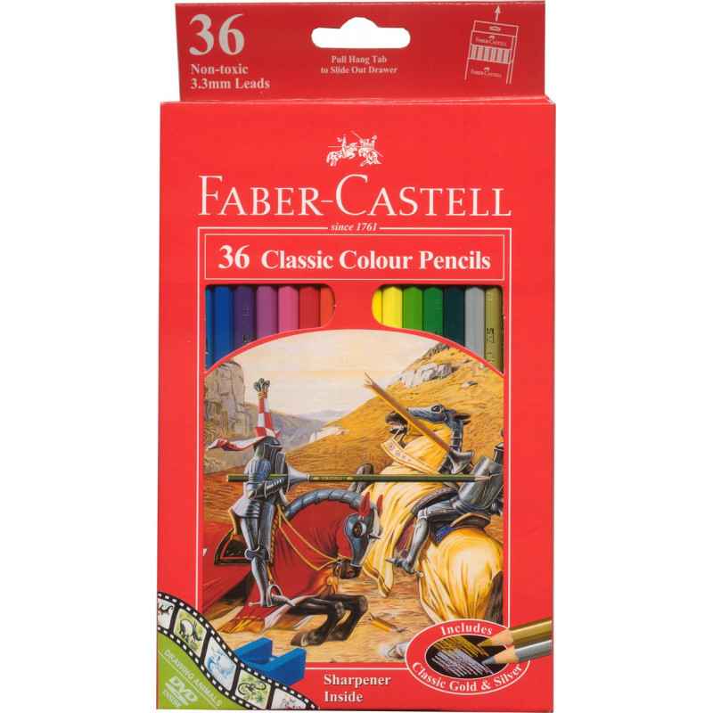 Faber-Castell Classic Coloured Pencils 36 Pack4005401158561