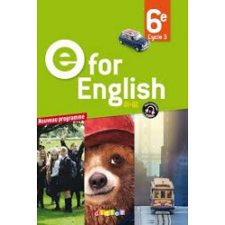 E FOR ENGLISH 6° A1-A2