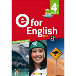 E for English 4e (éd. 2017) - Livre (Anglais) Broché9782278087532