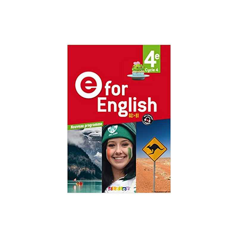 E for English 4e (éd. 2017) - Livre (Anglais) Broché