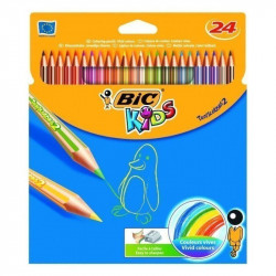 24 crayons de couleurs bic