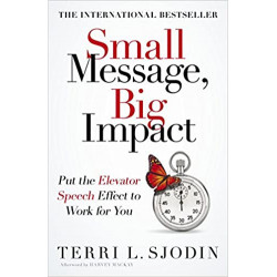 Small Message, Big Impact: Put the Elevator Speech Effect to Work for You de Terri Sjodin9780670922932