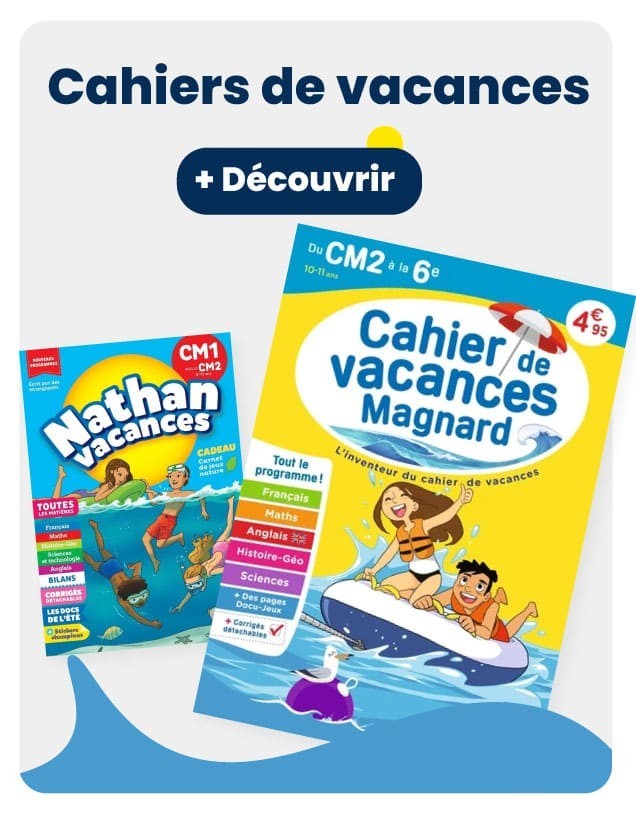 cahiers de vacances